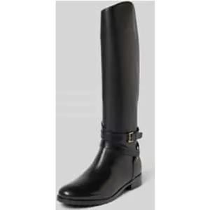 Lauren Ralph Lauren Leren laarzen met doornsluiting, model ‘COLLINS’