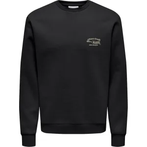 Only & Sons onsalfresco reg crew neck 22035625 amalfi