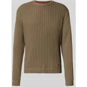 HUGO Regular fit gebreide pullover van puur katoen, model ‘SRIBBEN_1’