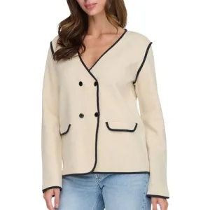 JDY Prime Life Contrast Knit Blazer Dames