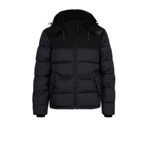 Petrol Industries gewatteerde jas zwart