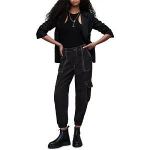 AllSaints Frieda Stitch Trouse Black