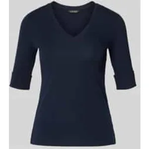 Lauren Ralph Lauren T-shirt met V-hals, model ‘JUDY’