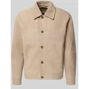 Selected Homme Regular fit leren jack van echt geitensuède, model ‘LANCE’