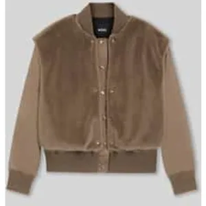 Boss Regular fit bomberjack met afneembaar gilet van imitatiebont