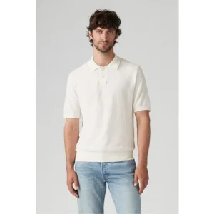 Levi’s Sweater Knit Polo Linen Seed Stitch Brig