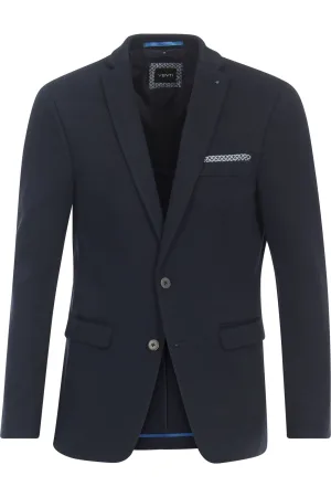 Venti Blazer blauw, Effen