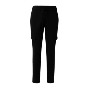 s.Oliver tapered regular waist casual broek zwart