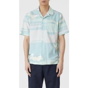 Closed Short Sleeved Shirt Shirts & Blouses Blue Agave