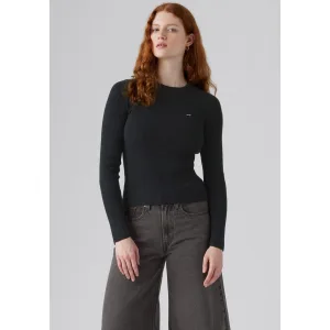 Levi’s® Trui met ronde hals RIB CREW SWEATER Geribbeld breipatroon