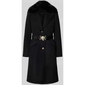 Guess Lange jas met riem en klepzakken