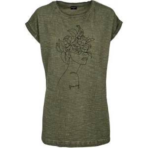Dames-T-shirt Mister Tee One Line Fruit