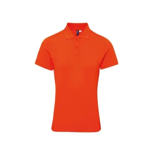 Premier Dames/Dames Coolchecker Plus Poloshirt (Oranje)
