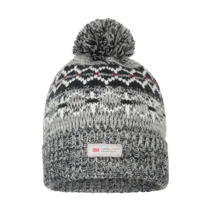 Mountain Warehouse Heren Fair Isle Thinsulate Muts (Navy)