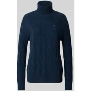 Tommy Hilfiger Relaxed fit coltrui van zuivere wol