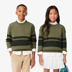 Jongensshirt Lacoste Juniors Gestreept in Groen