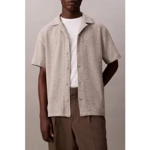 Calvin Klein Ss Tuck Stitch Relax String