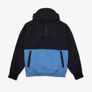 Heren Lacoste Tweematerialen Pullover in Navy