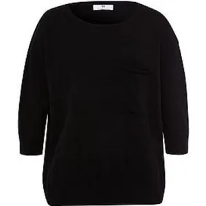 Trui 100% scheerwol Van Peter Hahn zwart