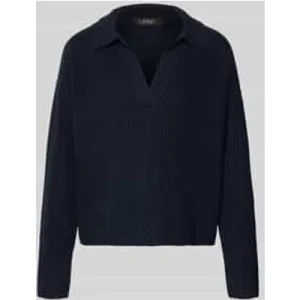 Lauren Ralph Lauren Gebreide pullover met platte kraag, model ‘CERRAY’