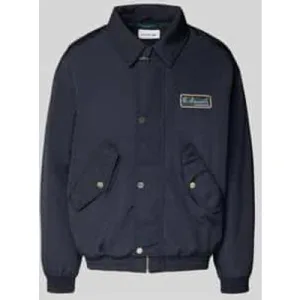 Lacoste Regular fit bomberjack met platte kraag