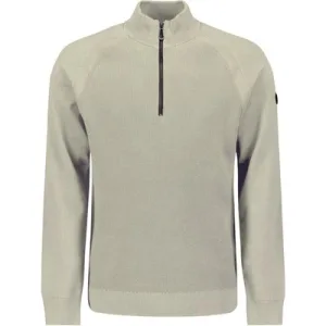 No Excess Pullover Half Zipper Solid Knit Kit