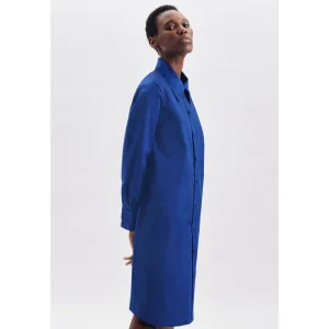 seidensticker Zomerjurk Zwarte roos Lange mouwen kraag uni