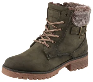 Tom Tailor Winterlaarzen Werkschoenen, hiking boot met blokhak