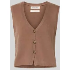 Christian Berg Woman Mouwloos vest van puur kasjmier