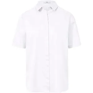 Blouse korte mouwen Van Peter Hahn wit