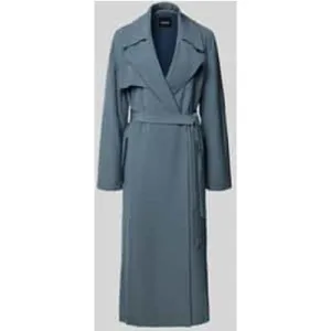 Boss Regular fit trenchcoat met strikceintuur