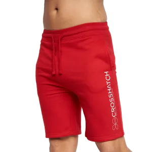 Crosshatch Heren Bengston Shorts (Rood)