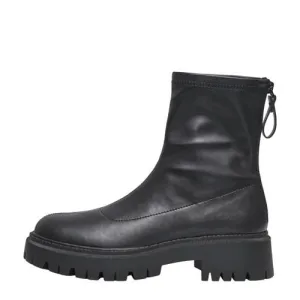 ONLY Onllizzo-1 Zipper Sock Boot enkelboots zwart