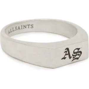 AllSaints Lincoln As Ring Warm Silver