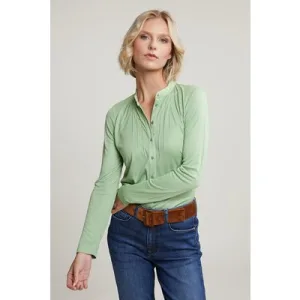 River Woods Emerald Green Classic T-shirt Long Sleeves