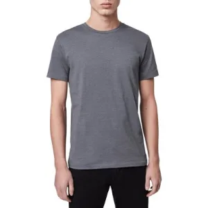 AllSaints Tonic Ss Crew Ridge Blue Marl