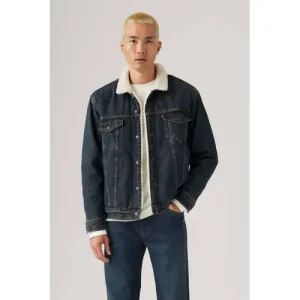 Levi’s denim spijkerjas donkerblauw