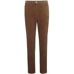 Broek sportfluweel Van Peter Hahn bruin