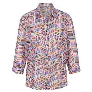 Blouse 3/4-mouwen Van Peter Hahn multicolour