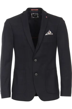 Venti Blazer blauw, Effen