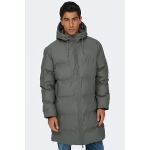 ONLY & SONS gewatteerde jas grijsgroen