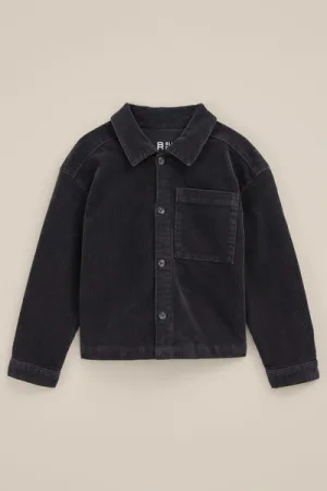 Blue Ridge – Jongens corduroy overshirt – Oversized – Donkergrijs – Katoen –