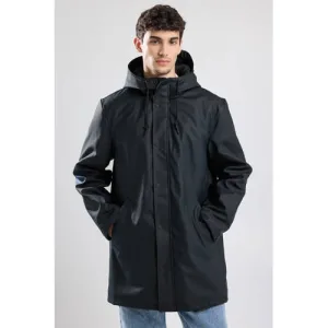 America Today regenjas donkerblauw