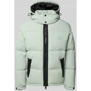 HUGO Regular fit donsjack met afneembare capuchon, model ‘BIRONO’