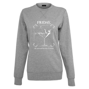 Sweatshirt dameskleding met ronde hals Mister Tee F-Word