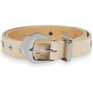 Scotch & Soda Studded Belt Ecru