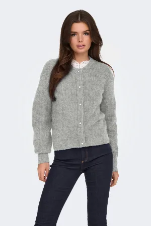 JDY gebreid vest met parels