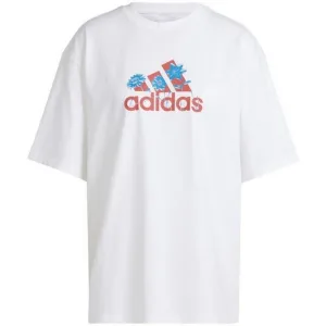 Adidas Dames badge of sport bloemen t-shirt