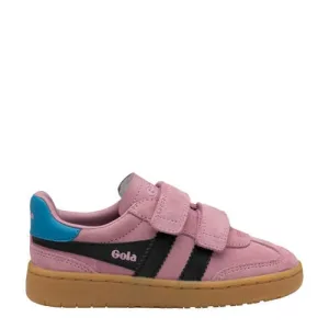 Gola Viper Strap suède sneakers lichtroze