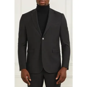 GUESS Sean 2b Notch Blazer Jet Black A996